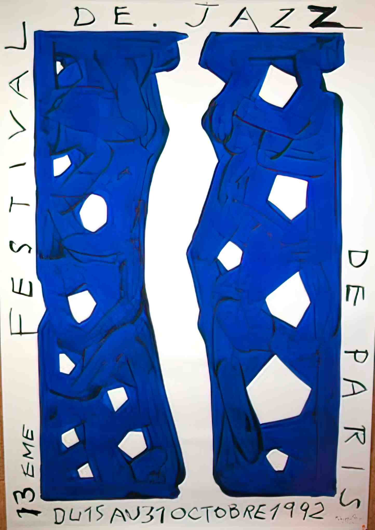 FestJazzParis92 Advert A4 Photo Print