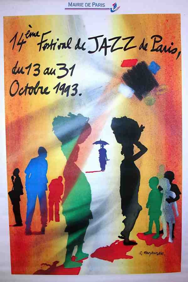 FestJazzParis93 Vintage Advert A4 Photo Print
