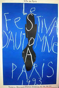FestParis93 Vintage Advert A4 Photo Print