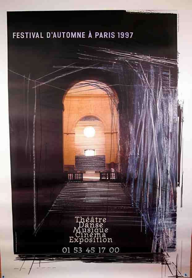 FestParis97 Vintage Advert A4 Photo Print