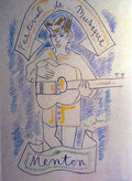 FestivalMusique Vintage Advert A4 Photo Print
