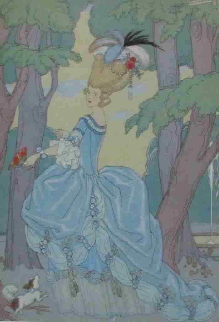 Fetes Galantes George Barbier 01 A4 Photo Print