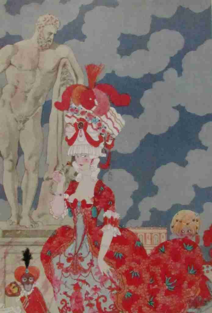 Fetes Galantes George Barbier 04 A4 Photo Print