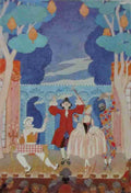 Fetes Galantes George Barbier 08 A4 Photo Print
