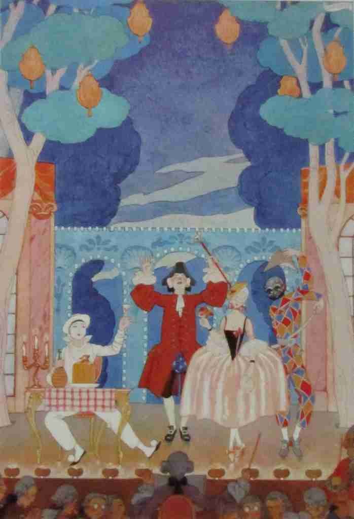 Fetes Galantes George Barbier 08 A4 Photo Print