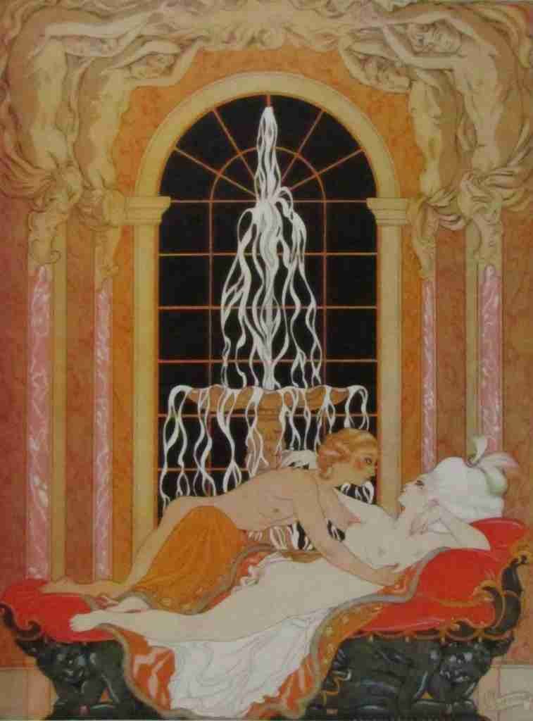 Fetes Galantes George Barbier 11 A4 Photo Print