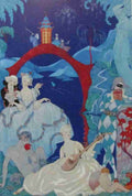Fetes Galantes Image 1 By George Barbier A4 Photo Print