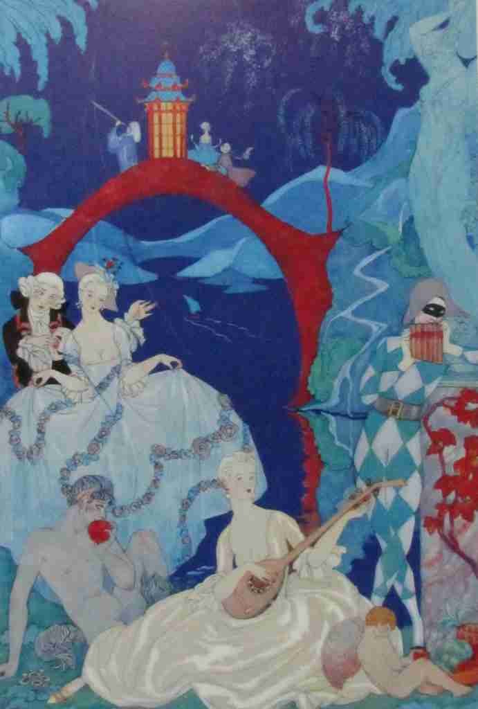 Fetes Galantes Image 1 By George Barbier A4 Photo Print