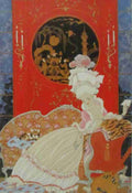 Fetes Galantes Image 2 By George Barbier A4 Photo Print