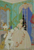 Fetes Galantes Image 3 By George Barbier A4 Photo Print