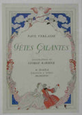 Fetes Galantes Paul Varlante Illustrationby George Barbier A4 Photo Print