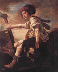 Feti Domenico David With The Head Of Goliath A4 Photo Print