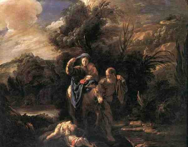 Feti Domenico Flight To Egypt A4 Photo Print