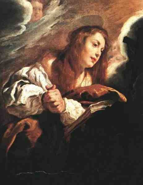 Feti Domenico Saint Mary Magdalene Penitent A4 Photo Print