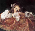 Feti Domenico Sleeping Girl A4 Photo Print
