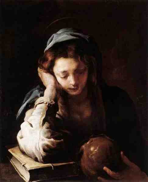 Feti Domenico The Repentant St Mary Magdalene A4 Photo Print