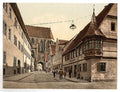 Feuerleins bow windows Rothenburg Bavaria Vintage A4 Photo Print