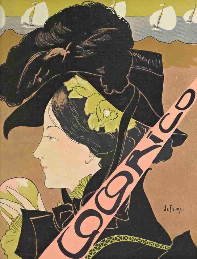 Feure Georges de 1868 1943 Cocorico 1899 Front cover A4 Photo Print