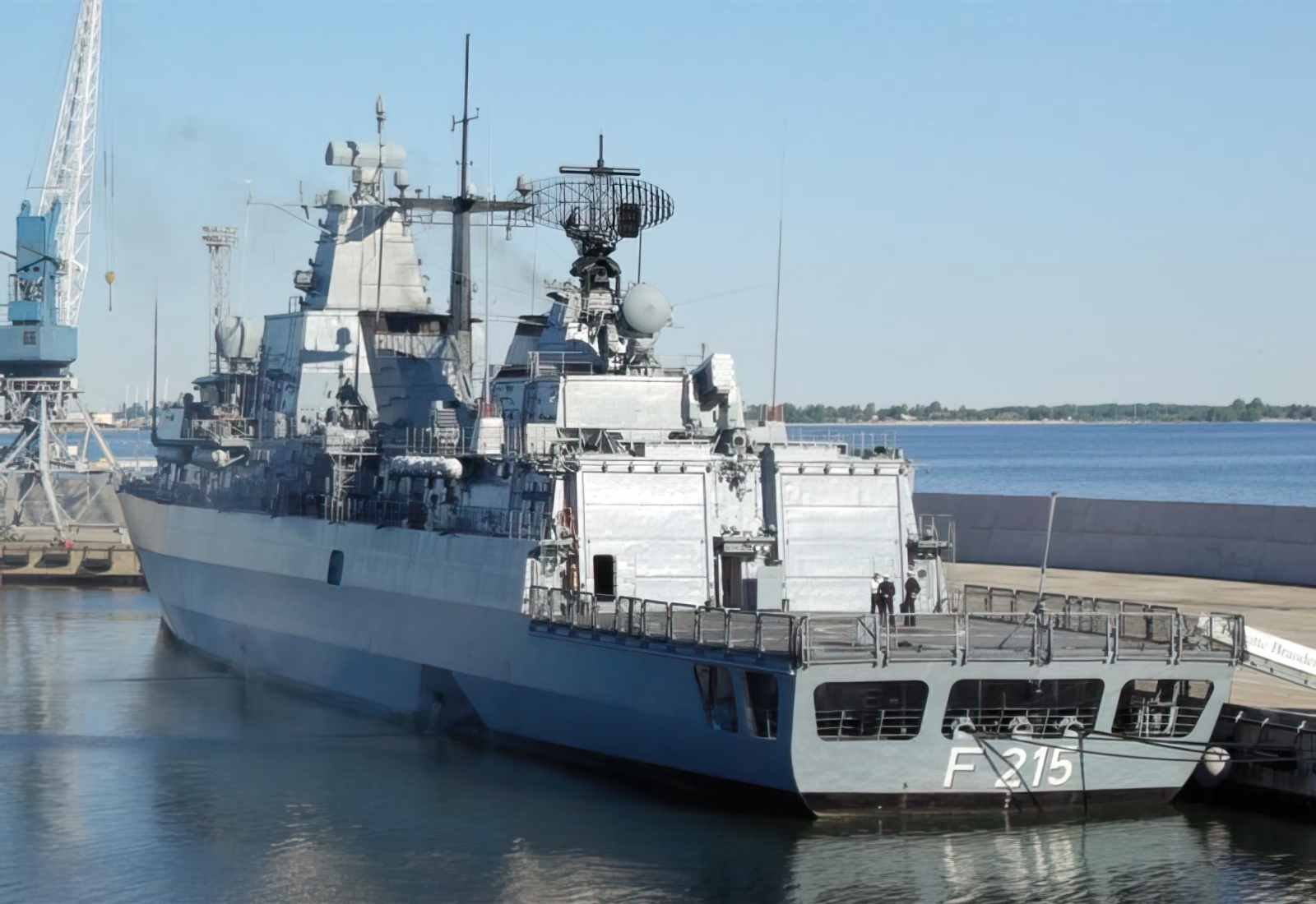 Fgs Brandenburg F215 Guided Missile Frigate Germany A4 Photo Print