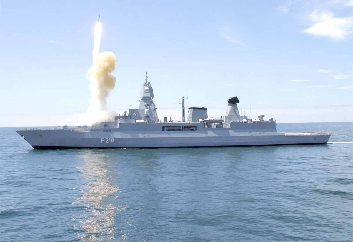 Fgs Sachsen F219 Guided Missile Frigate Germany A4 Photo Print