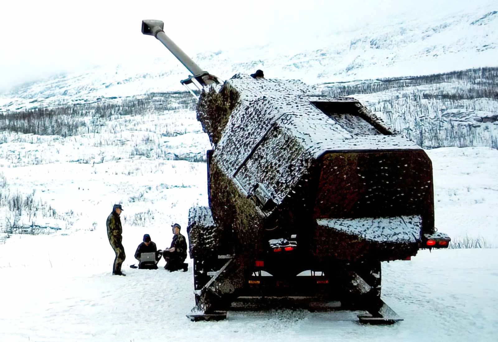 Fh77bw L52 Archer 6x6 Wheeled Self Propelled Artillery Vehicle Sweden A4 Photo Print