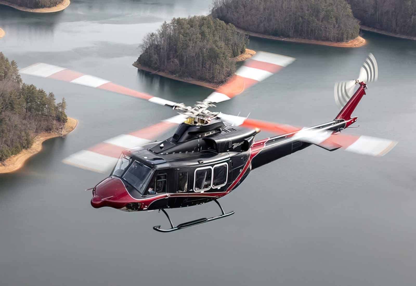 Fhi Uhx Bell Model 412 Transport Helicopter A4 Photo Print