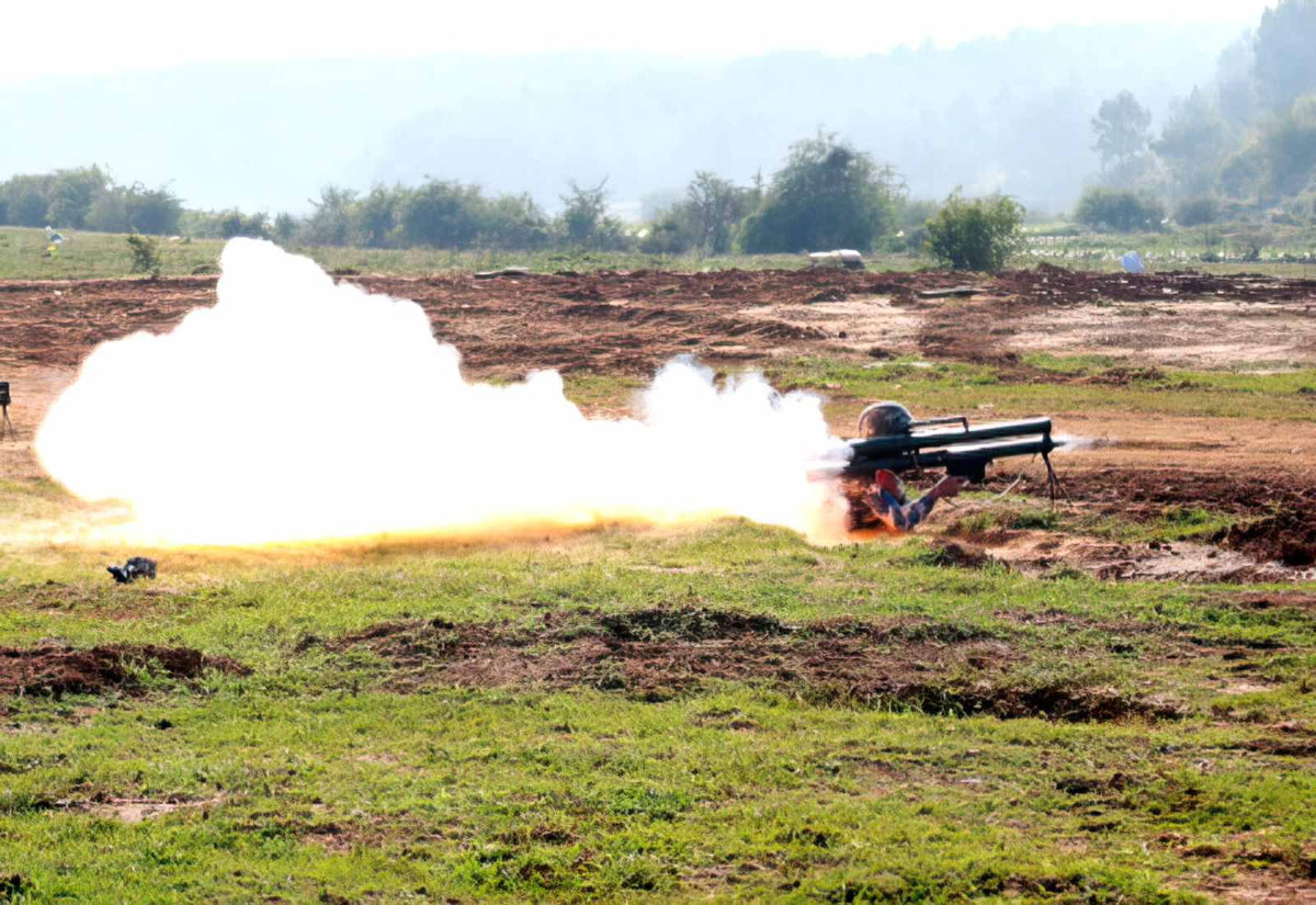 Fhj84 Individual Anti Chemical Rocket Launcher China A4 Photo Print