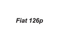 Fiat 126P A4 Photo Print