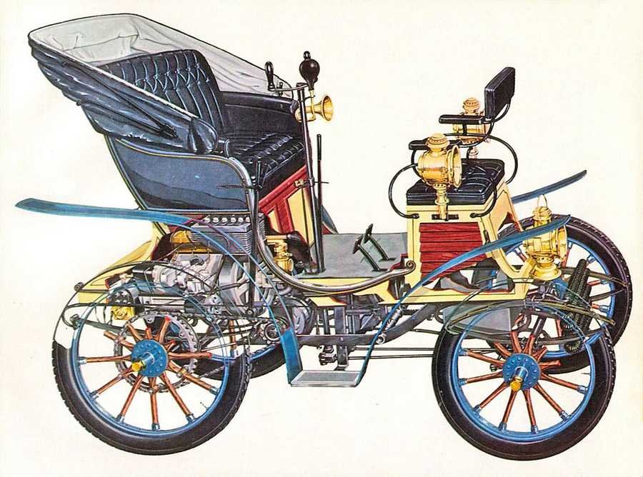 Fiat 4 HP cutaway A4 Photo Print
