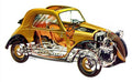 Fiat 500 Topolino cutaway A4 Photo Print