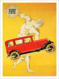 Fiat Automobile Poster Le Breton 1927 Vintage Retro Advert Poster A4 Photo Prin