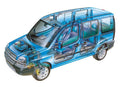 Fiat Doblo 2000 cutaway A4 Photo Print