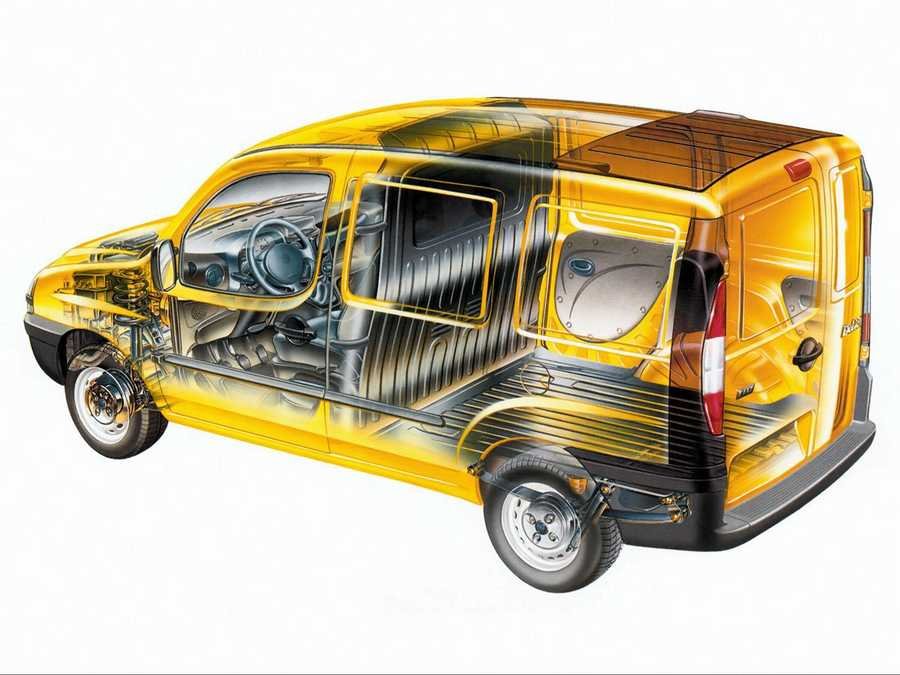 Fiat Doblo Cargo cutaway A4 Photo Print