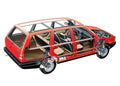 Fiat Duna Weekend 1987 cutaway A4 Photo Print