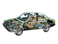 Fiat Regata Super 1983 cutaway A4 Photo Print