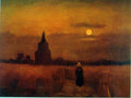 Fields Van Gogh A4 Photo Print