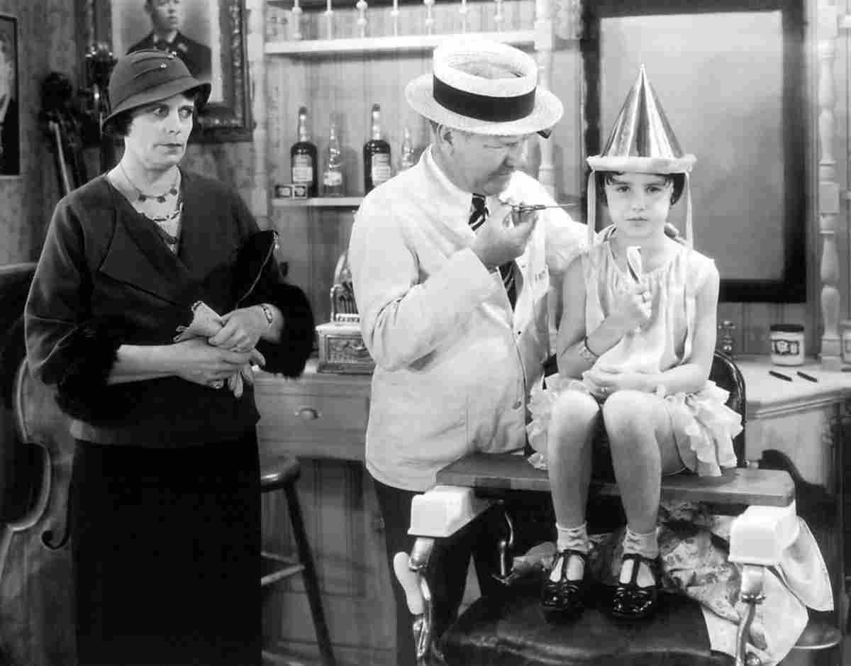Fields WC Barber Shop The 1 film star poster A4 Photo Print
