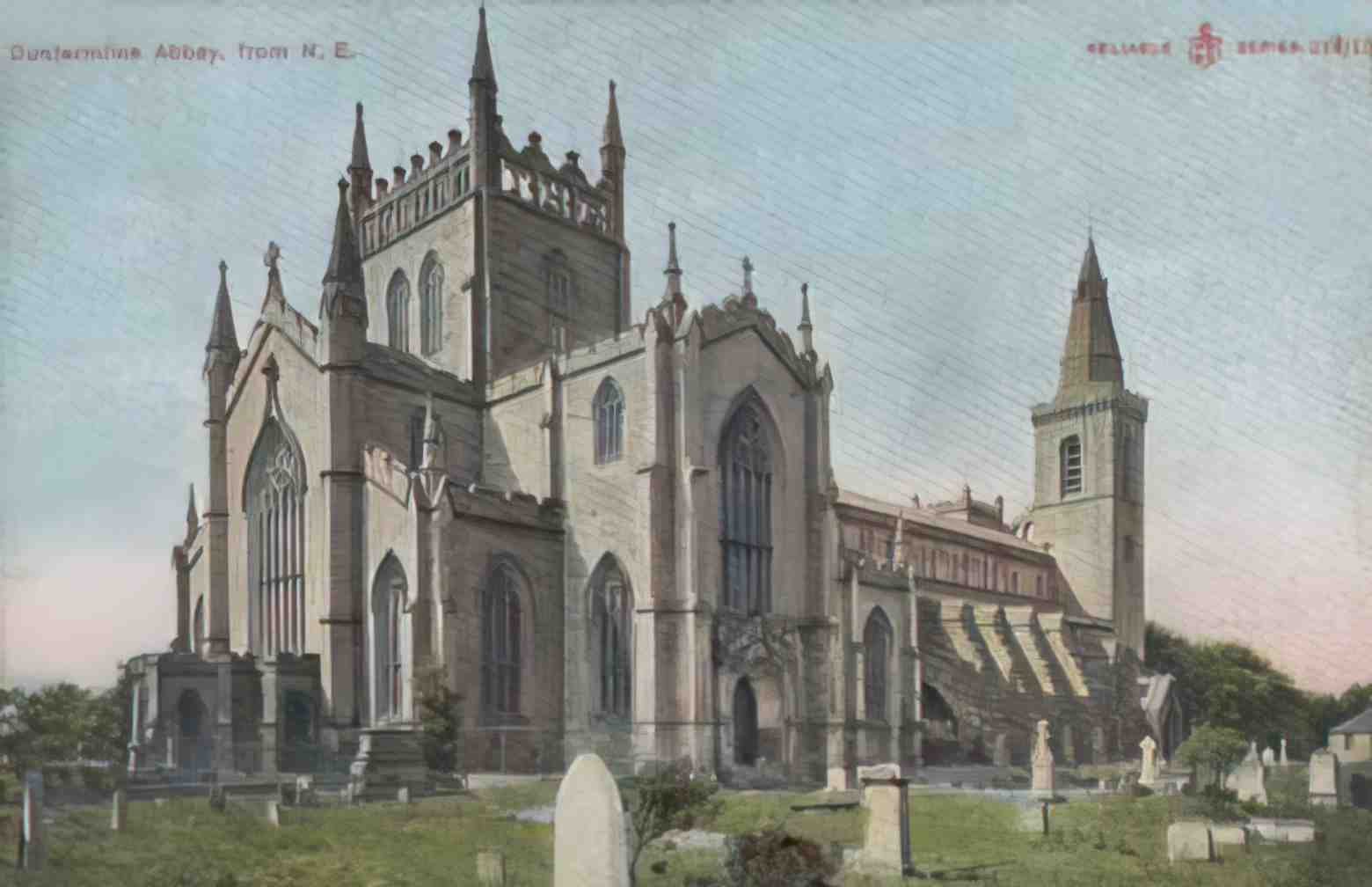 Fife Dunfermline Abbey 1900s Vintage A4 Photo Print