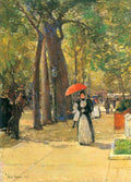 Fifth Avenue And Washington Square Hassam Impressionism American A4 Photo Print