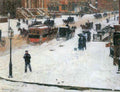 Fifth Avenue In Winter Hassam Impressionism American A4 Photo Print