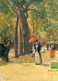 Fifth Avenue and Washington Square by Hassam Impressionism American A4 Photo Print