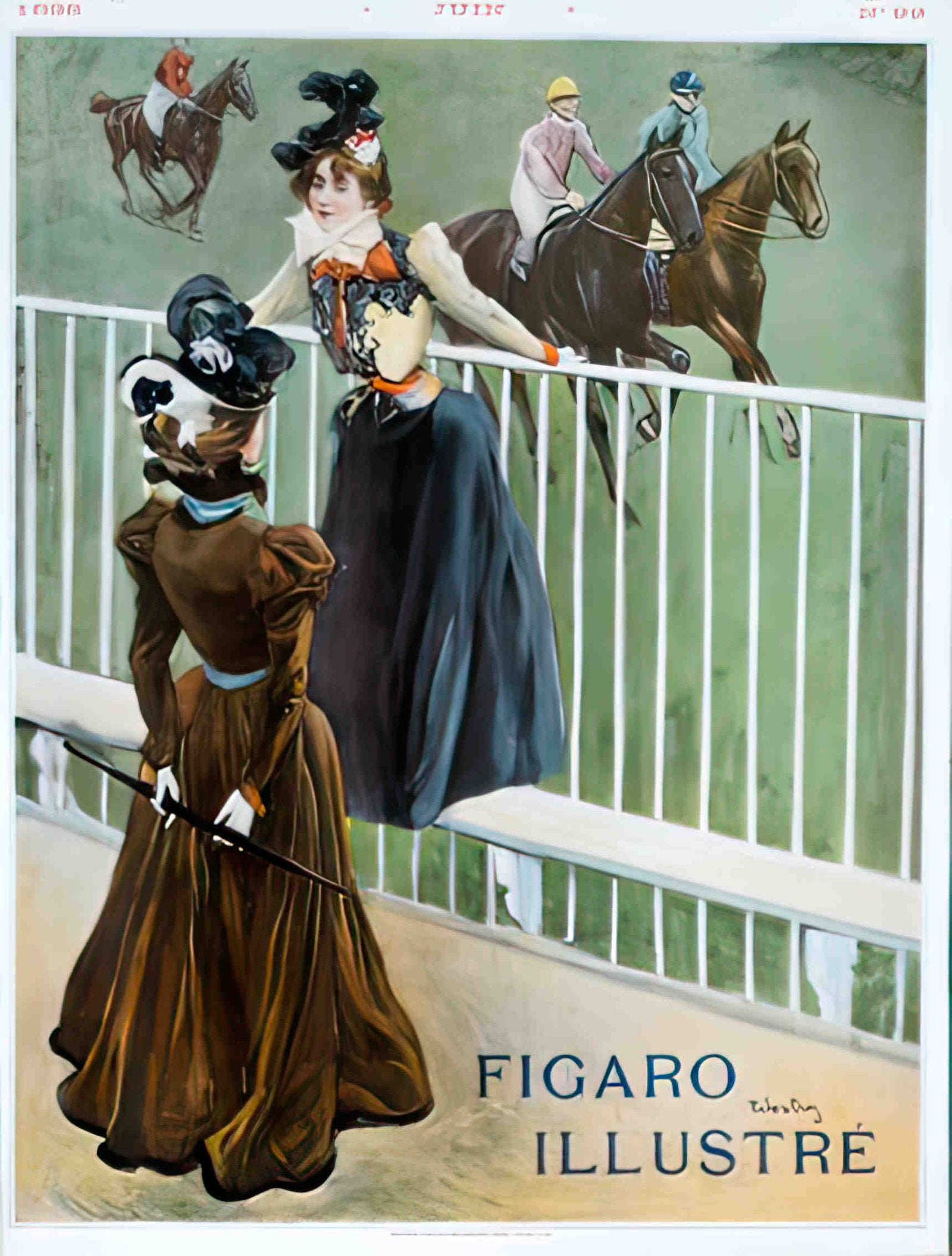 FigaroLadysCourses Advert A4 Photo Print