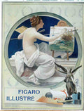 FigaroNudeArtist Vintage Advert A4 Photo Print