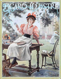 FigaroTennis Vintage Advert A4 Photo Print