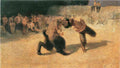 Fighting Faune 1 Franz Von Stuck Symbolism A4 Photo Print