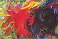 Fighting forms by Franz Marc Abstract Art A4 Photo Print