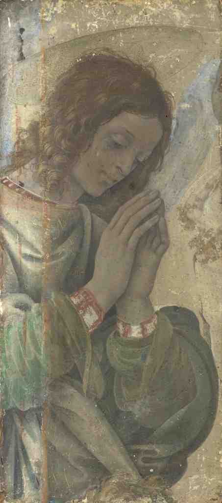 Filippino Lippi An Angel Adoring A4 Photo Print