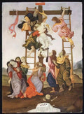 Fernand Leger the dancers yellow background 1954 Art A4 Photo Print
