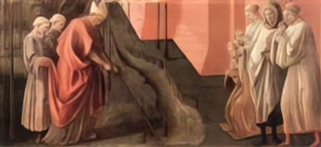 Filippo Lippi st fredianus diverts the river serchio Art A4 Photo Print