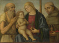 Filippo Mazzola The Virgin and Child with Saints A4 Photo Print